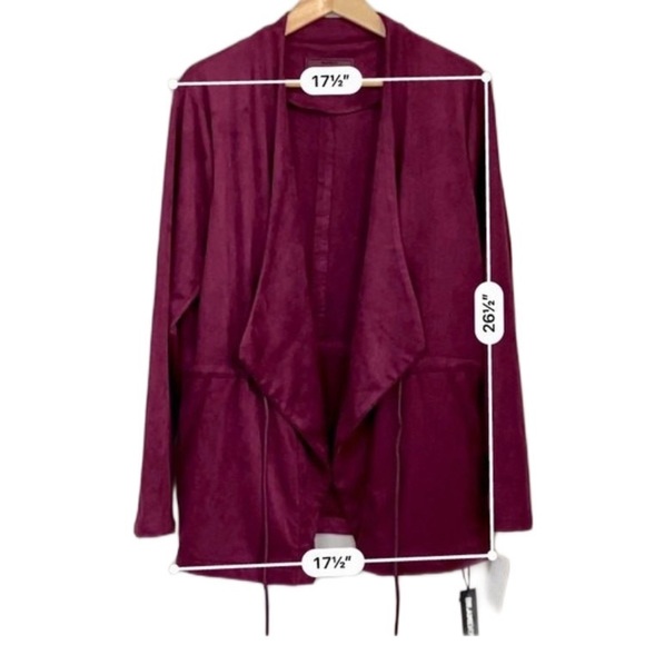 🌟SOLD🌟BlankNYC XL Women’s Faux Suede Jacket NWT - Picture 9 of 9